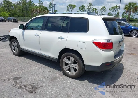 2013 Toyota Highlander Limited V6 z USA, uszkodzony, nr VIN 5TDDK3EH2DS217645